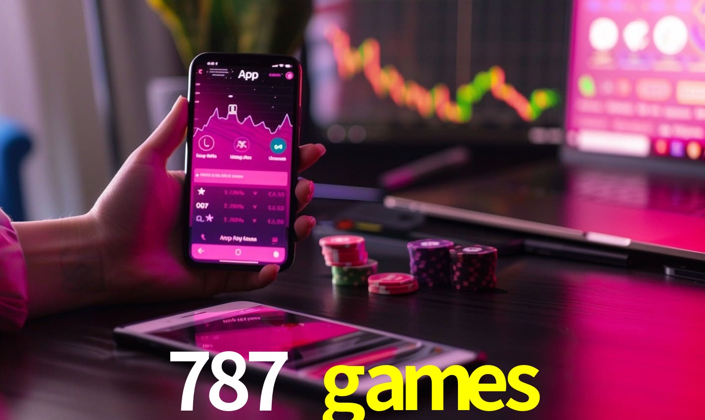 Comparação APP mobile vs versão web da 787 games